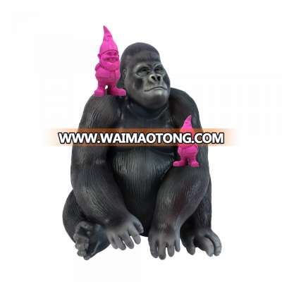 Amazon hot selling  Figurine Gorilla  Garden Gnome